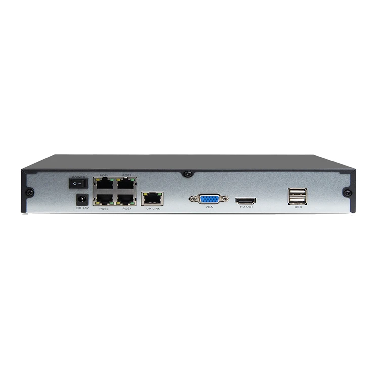 Qearim Manufacturer direct selling 5MP 4CH Xmeye POE Network Video Recorder 4CH POE NVR