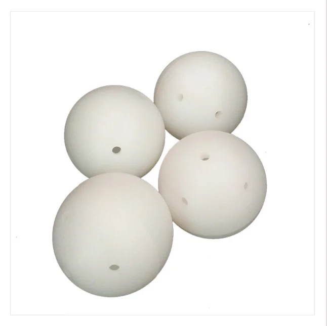 Custom 8-inch POM PA nylon hollow and solid large plastic balls for industrial vibrating screens