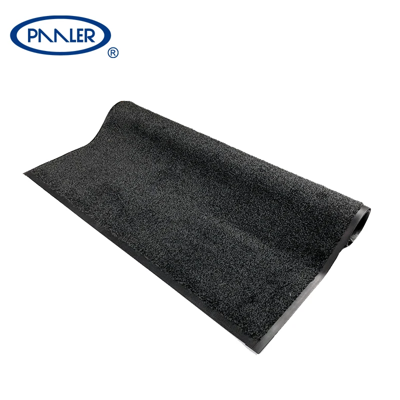 Customize Logo High Quality Durable Nylon Rubber Floor Non-slip Door Mat Doormat Carpet Tiles Flooring Roll For Hotel Workshop