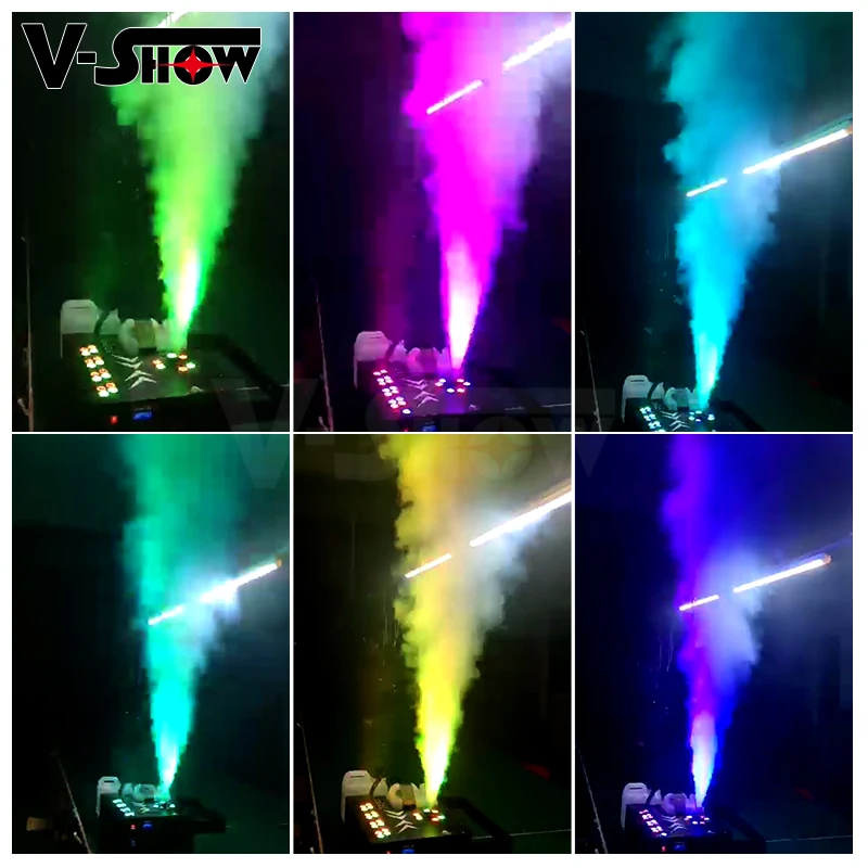1700 Вт rgb 3 в 1 Светодиодная Вертикальная DMX дымовая машина светодиодная для концерта дискотеки