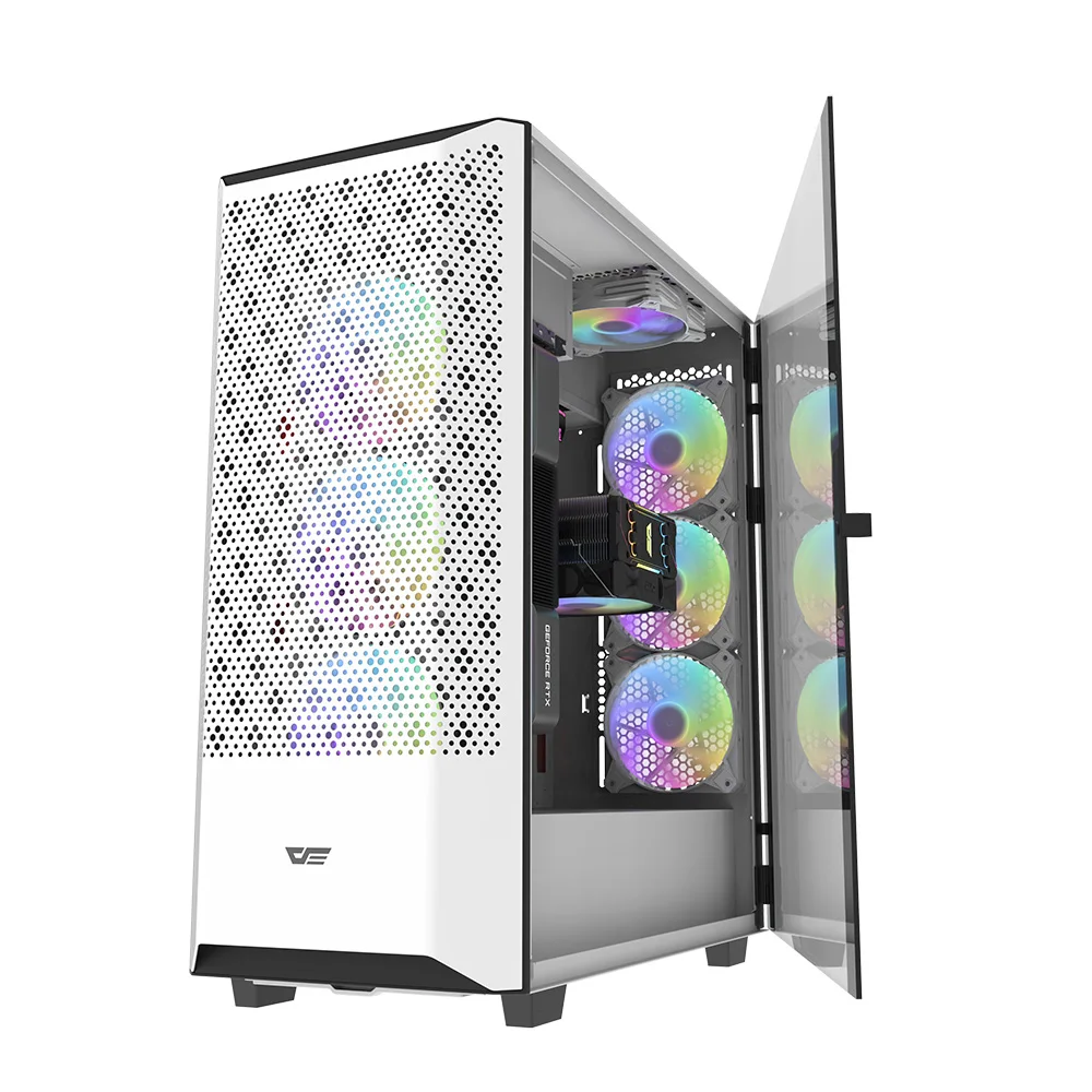 Darkflash DLV31Gabinete Glass Side Panels Full Tower Computer Gaming E-atx Case Gamer Pc M-ATX Atx Computer Case & Tower