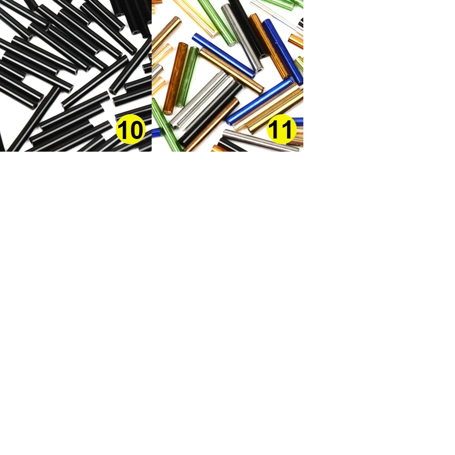 Wholesale 20MM Long Bugle Beads Tube Czech Glass Beads for Jewelry Making DIY Accessories