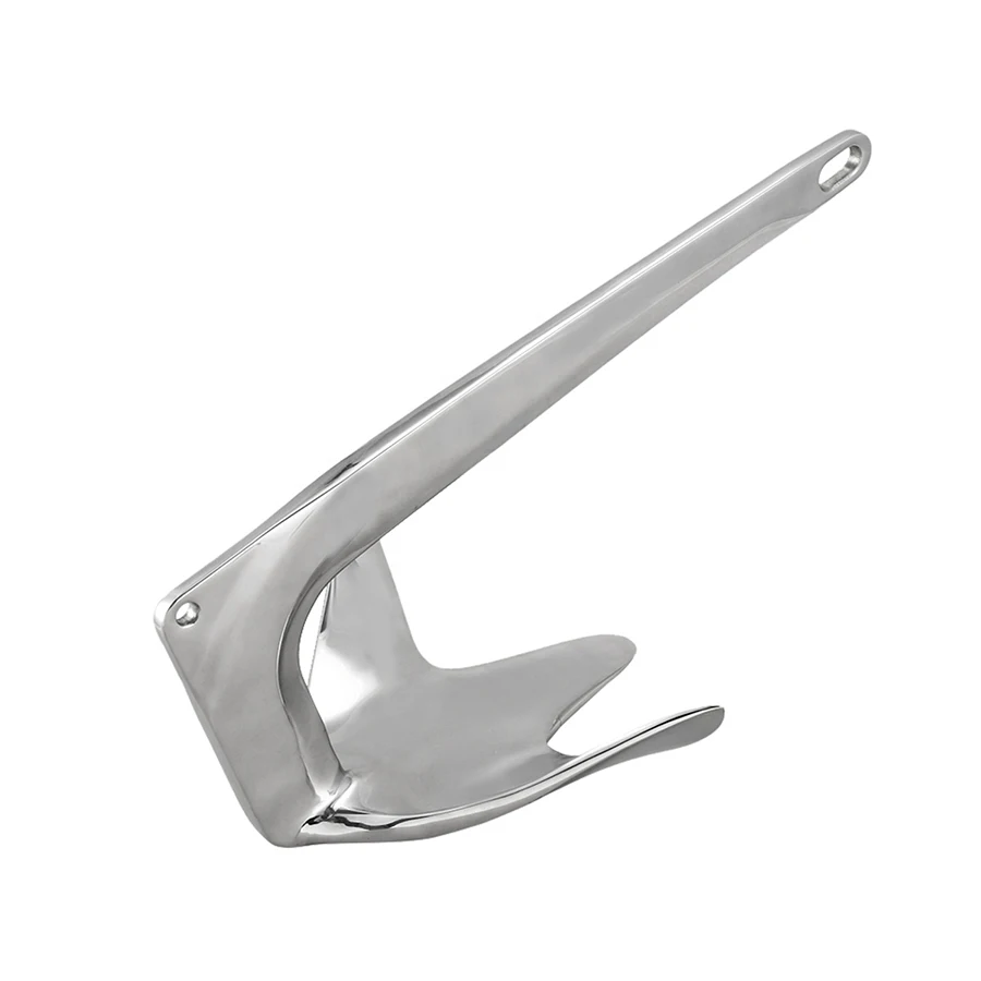 Boat Anchor AISI316 Stainless Steel Mirror Polished Bruce Anchor for Sale