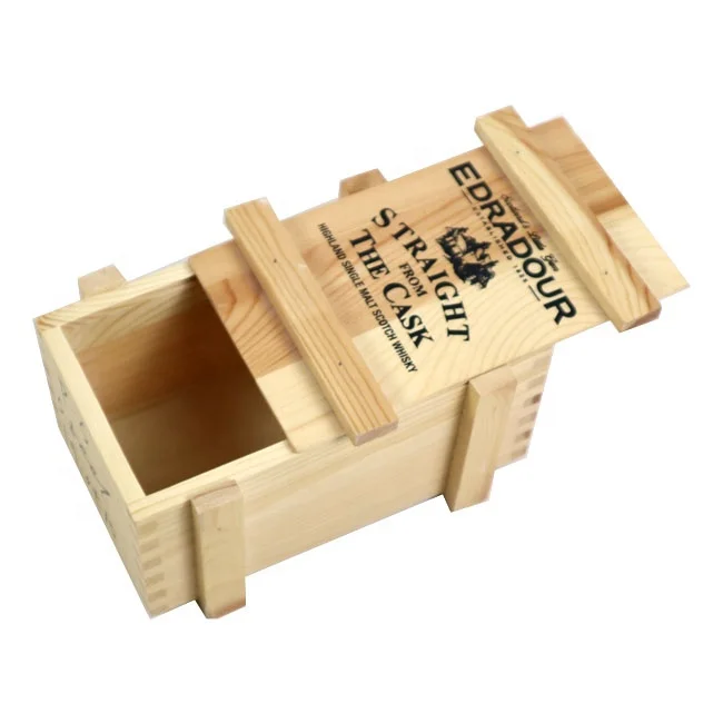 Custom Luxury Gift Packaging for Wine Bottles Wooden Wine Box for Whisky Packaging Box Wood