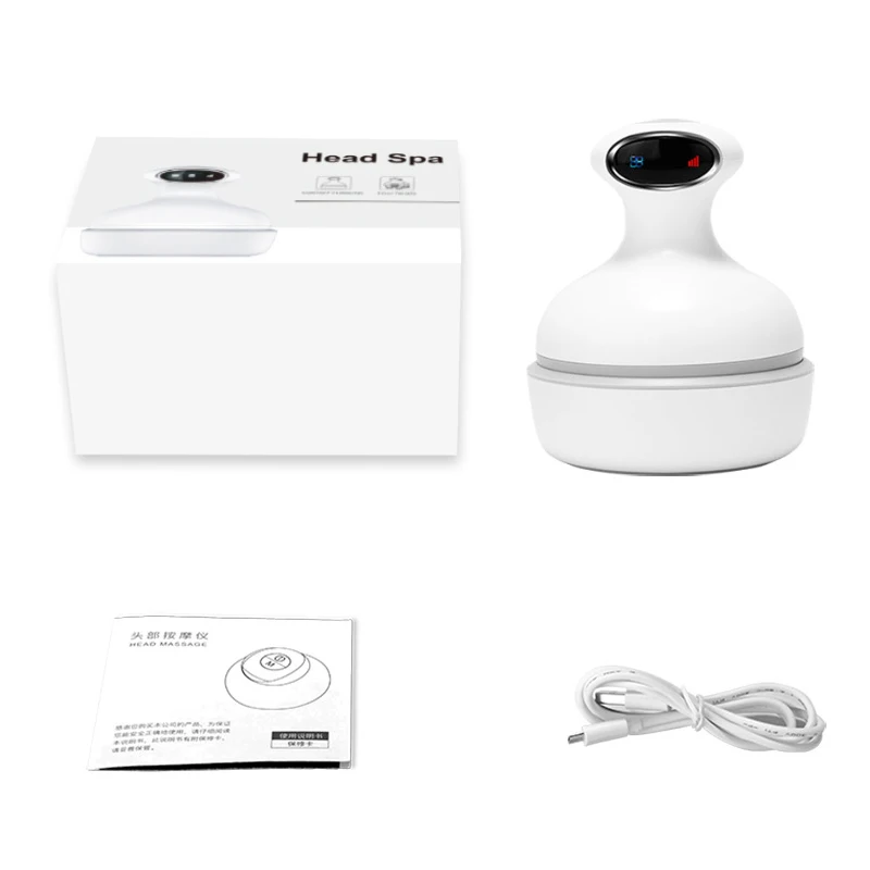 2024 New Hair Scalp Massager Ems Head Massager Silicone Brush Scalp Octopus Machine Electric Head Massage