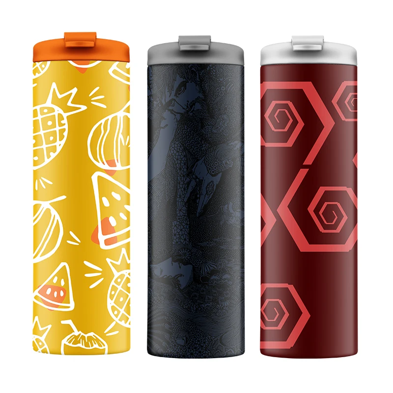 hot sale 15oz stainless steel double wall thermos vacuum flasks matte leakproof insulated tea infuser water bottle