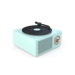 Speaker Sound in memory wireless Blue tooth speaker atomic vinyl retro record player mini home small speaker portable gift gift