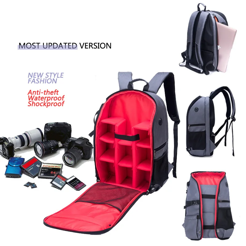  Профессиональный рюкзак для камеры oem объектива DSLR/SLR ноутбука и других аксессуаров цифровой