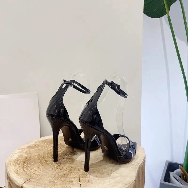 Hot sale Pointed Toe Fashion 2023 Shoes for Women Gold Slingback Talons Femmes Sandals Female Stilettos Party Ladies Heels