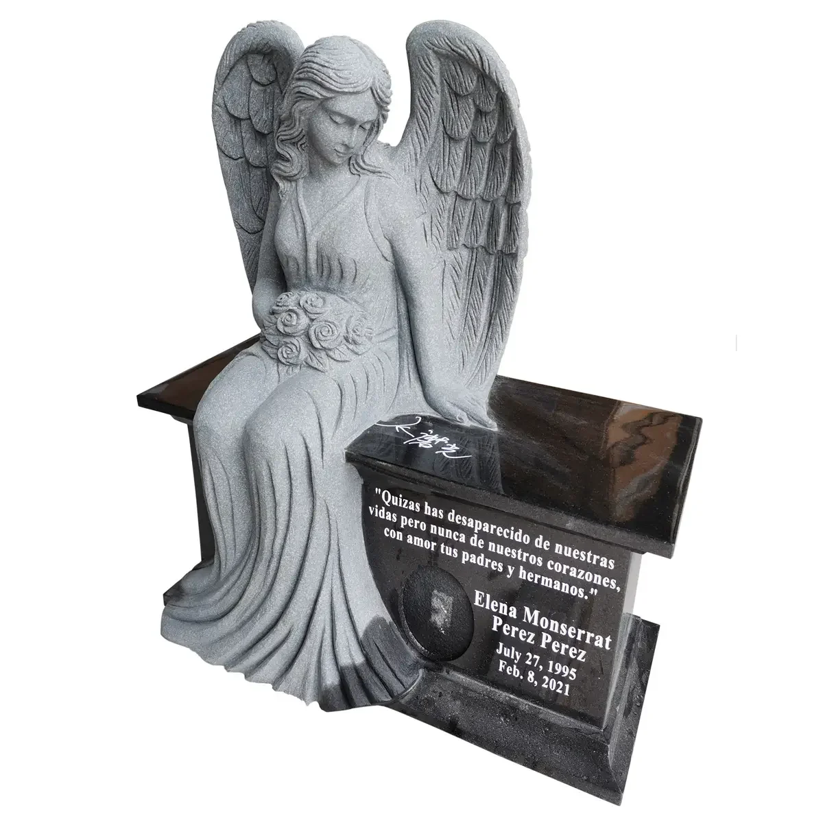 Customized Marble Tombstones Monument For Cemetery Marble Baby Tombstones