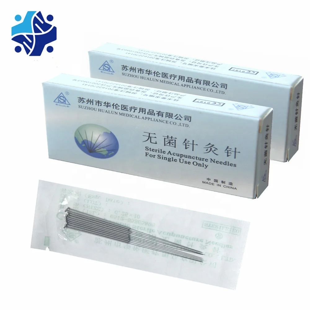 100pcs/box china acupuncture needles with steel handle