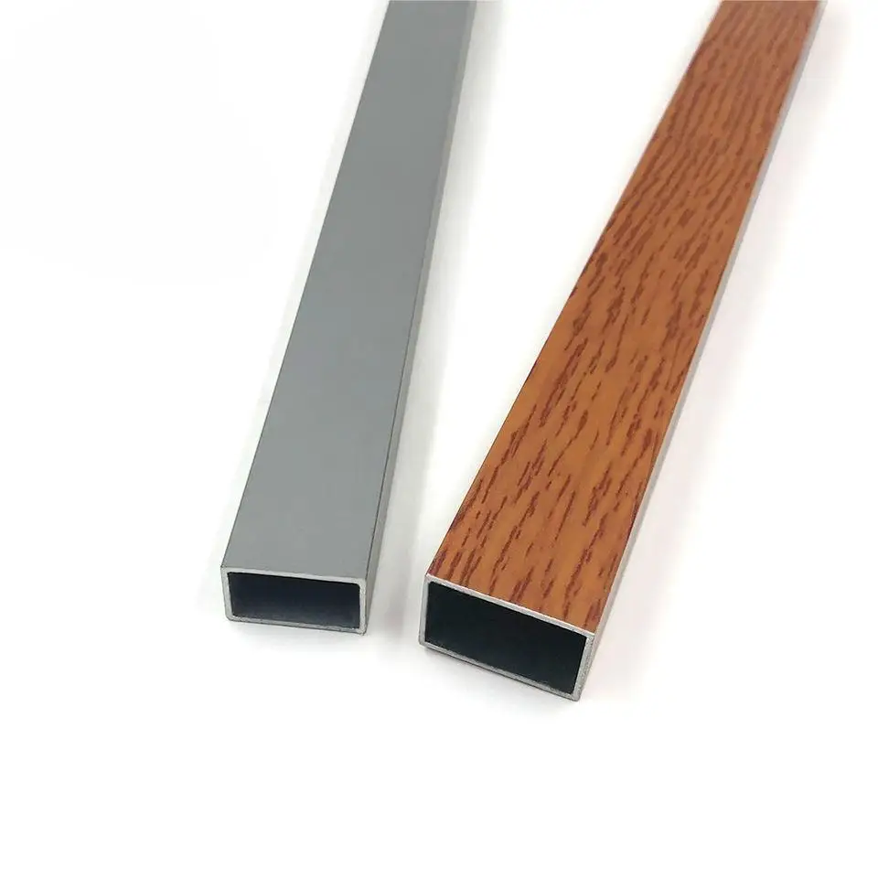 Powder Coated Aluminum Square Hollow Tube Section Profile Square Aluminum Tubing Manufacturer Price Aluminum Pipe Tube Telescope