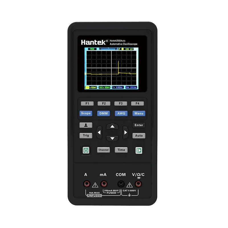 Hantek 2D82 AUTO II Digital Auto Oscilloscope Multimeter 4 in1 2 Channels 80MHz 250MSa/s Signal Source Automotive Diagnostic