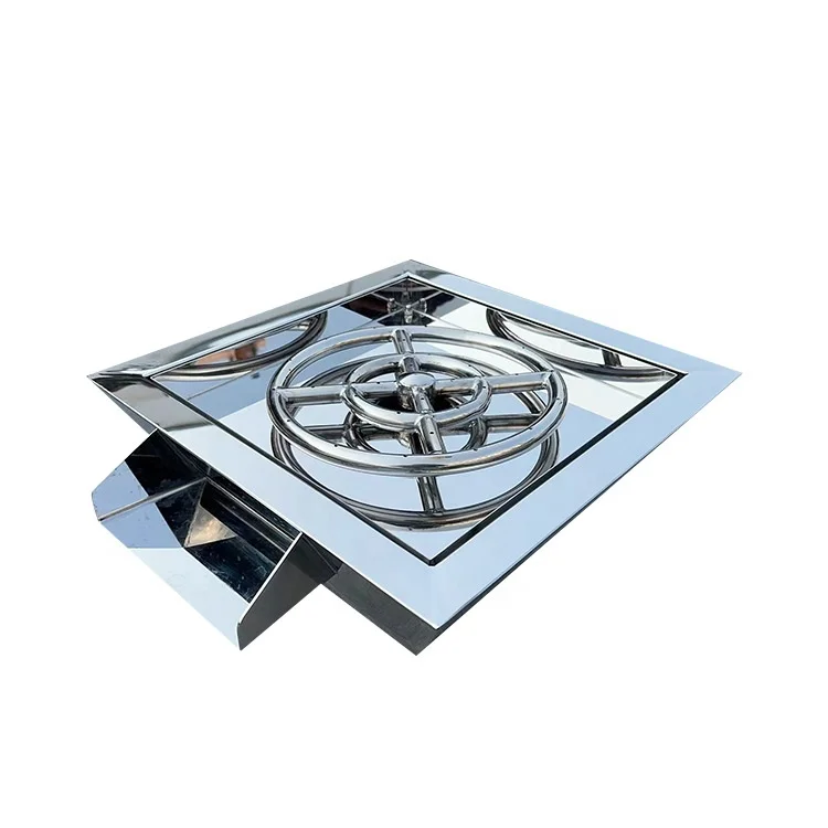 Fenlin new design stainless steel 304 fire waterfall with light for pool