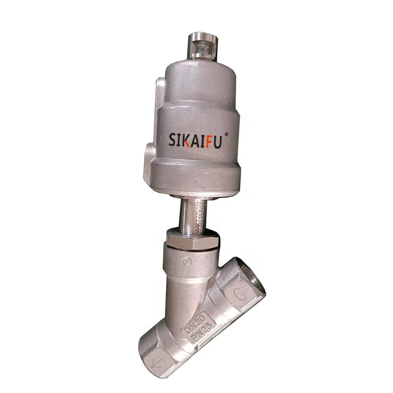 Air operated angle seat valve DN40 for Adsorption Nitrogen Generator