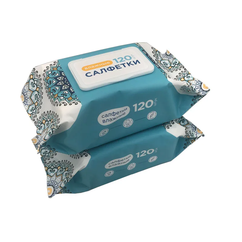 Custom packaged Comfort Refreshing wipes Spines Material Personal care wipes