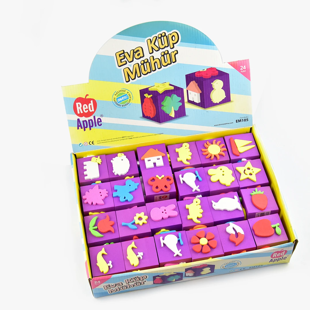 
2021 Factory Directly Custom Hot Stamping Eva Foam Stamp Toys For Sale 