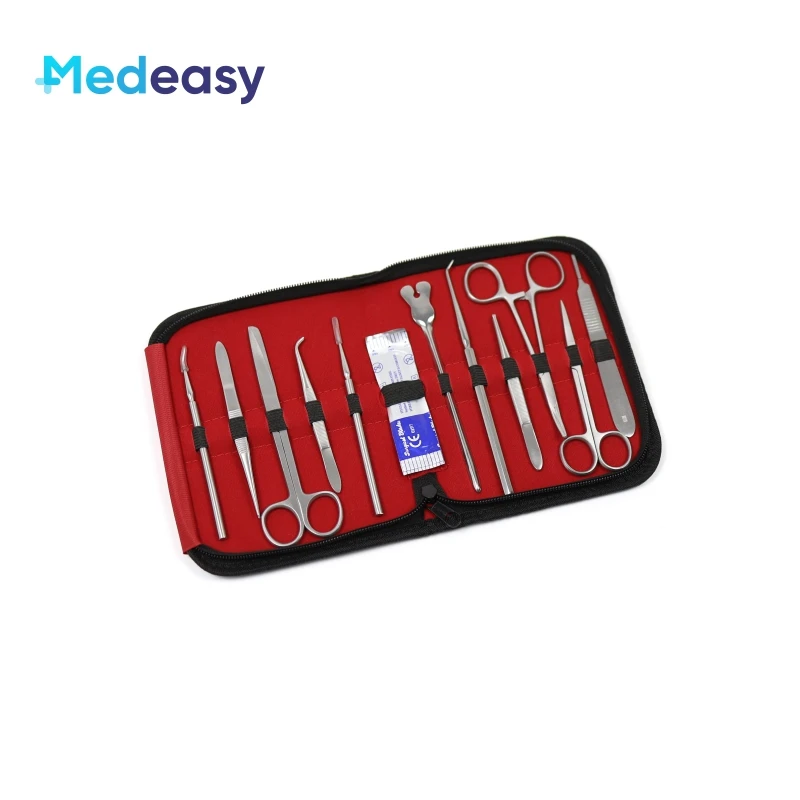
Suture Practice Kit with 22 pcs Dissection Kit for Medical Training 