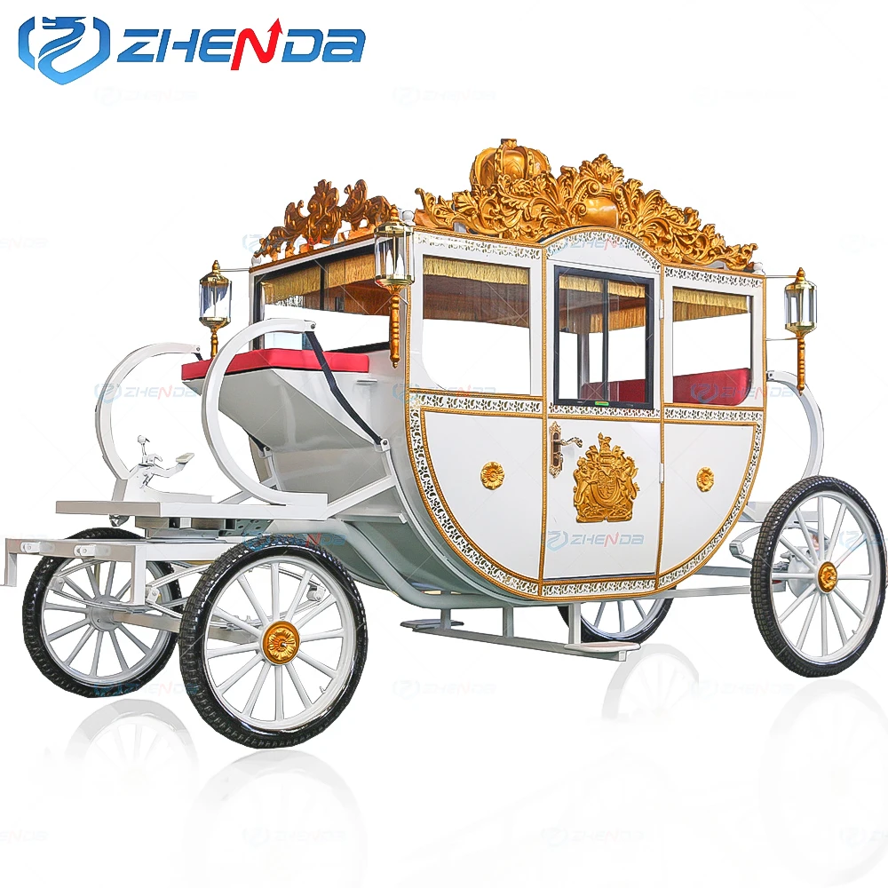 Royal coach horse carriage manufacturer wedding wagon for