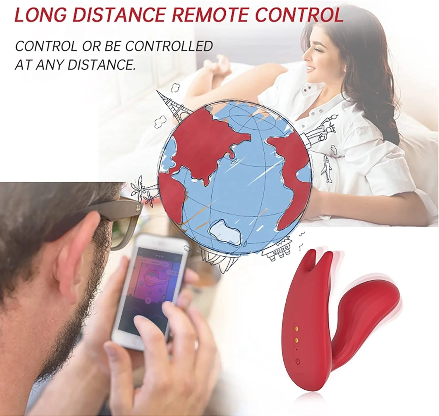 remote control sex toy alarm clock orgasm for woman