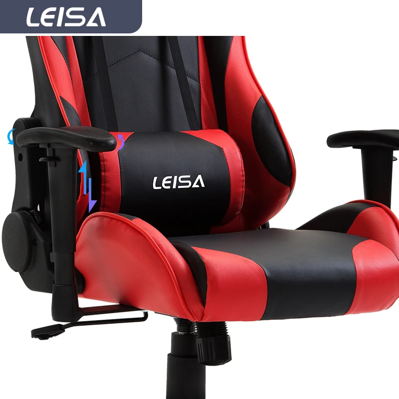 Custom Logo Adult Edition Red Black Ergonomic Racing Gaming Chair