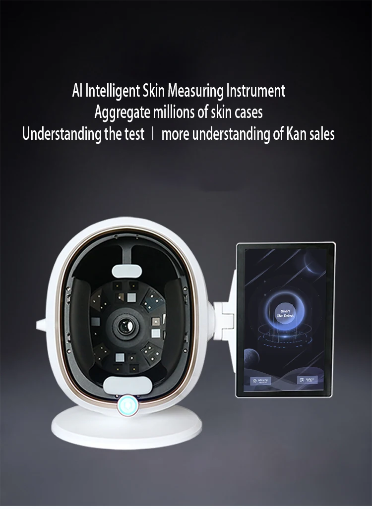 2024 HD Digital Skin Analyzer Professional Face Detector Oil Moisture Test Device 21.5 inch 13.3inch