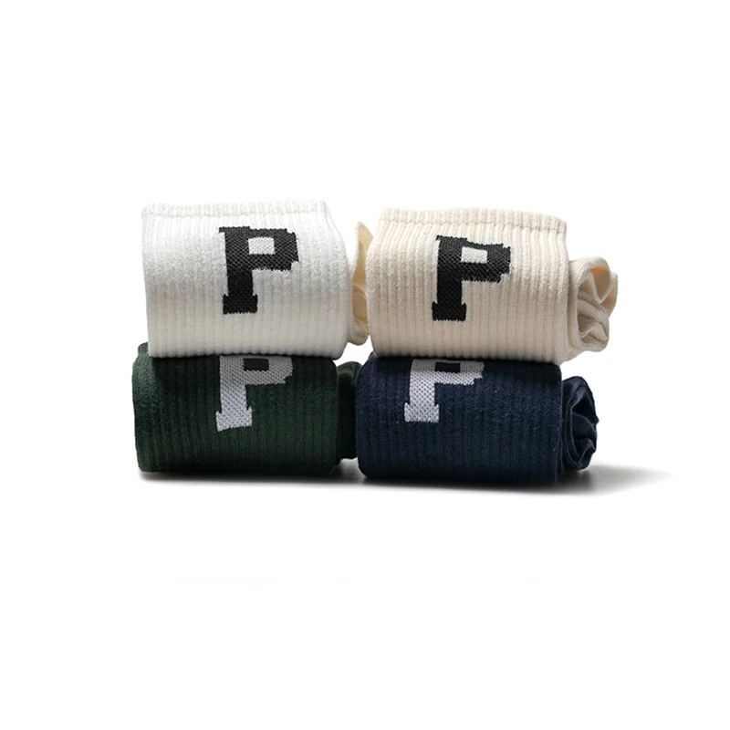 Wholesale custom dress business crew socks men socks new fashion plain color crew socks