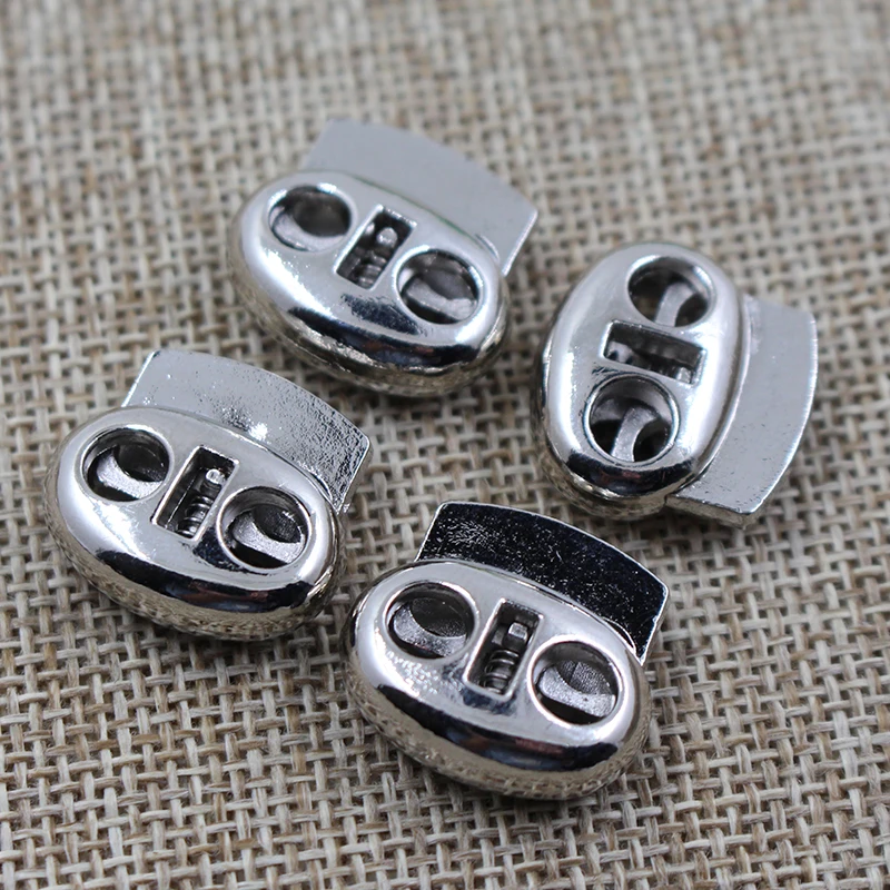 New style  pig nose metal drawstring cord end stopper with lid cord end lock