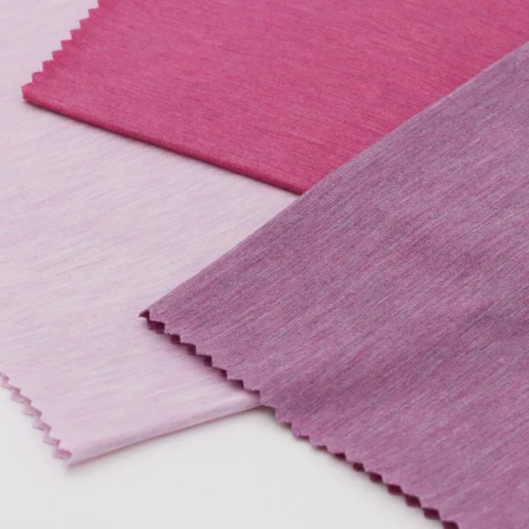 Factory Sustainable Lyocell 92% Lyocell  8% spandex Fiber Fabric  t shirt