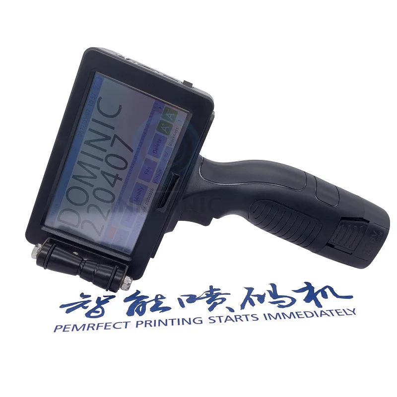 With 42ml Cartridge Portable Hand Held TIJ Date Number Batch Code Stamp Printer Coding 2.5 Ink Jet Handheld Inkjet Printer