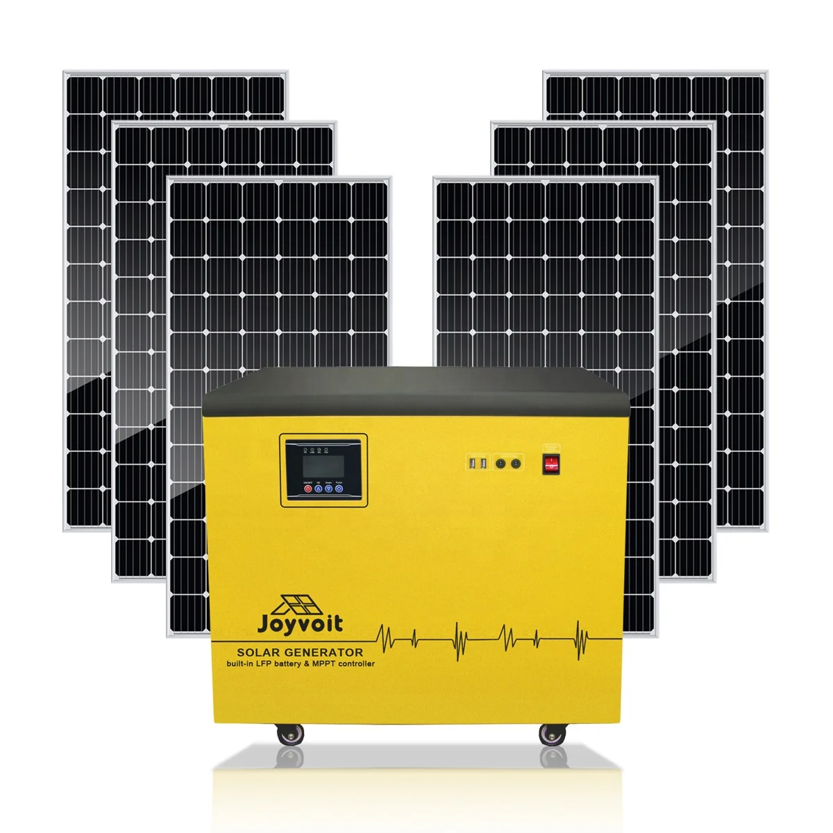 Complete home solar system 3KW set with sunpower panels portable generator station for Indoor lighting