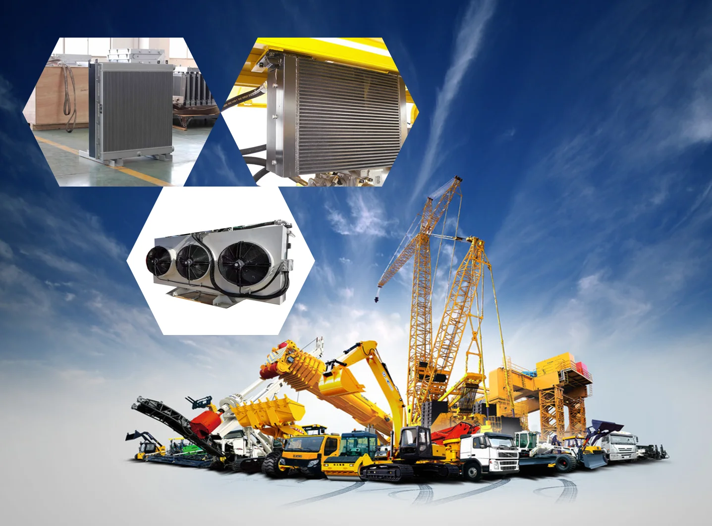 Изготовленные На Заказ алюминиевые пластины бар плавник колесный погрузчик гидравлические масляные охладители