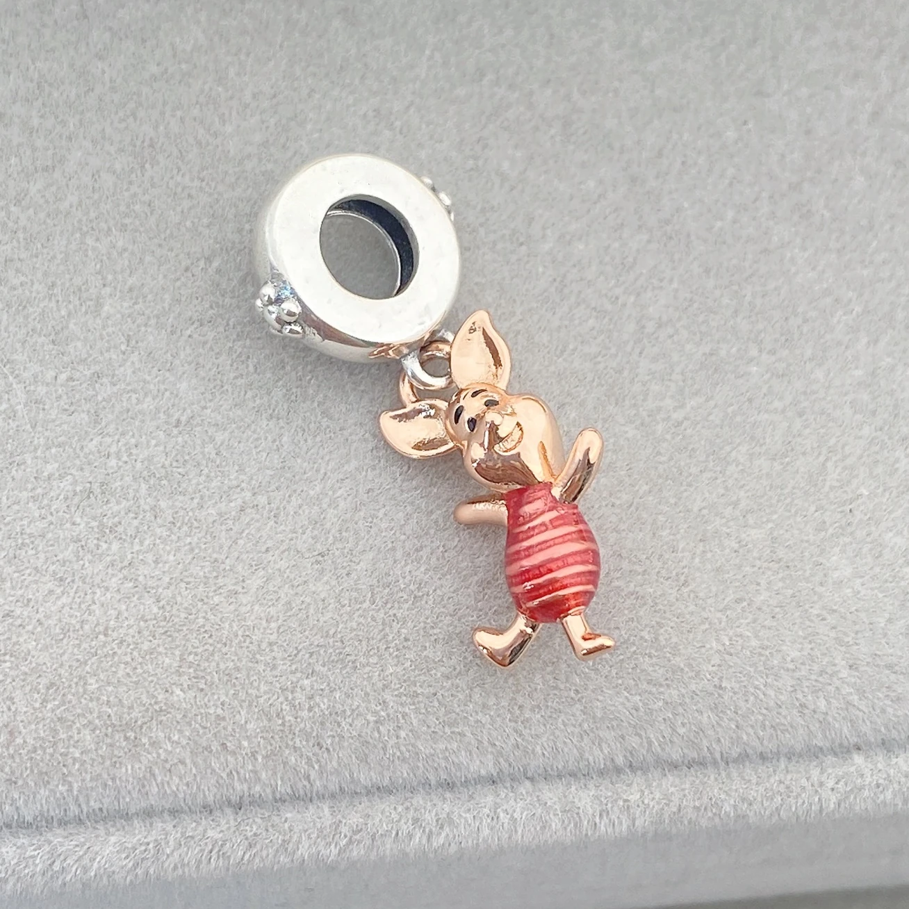 New 925 Sterling Silver  Pooh Bear Charm For Pandoraer Bracelet Tigger  Piglet Dangle Charm For Women Jewelry Making