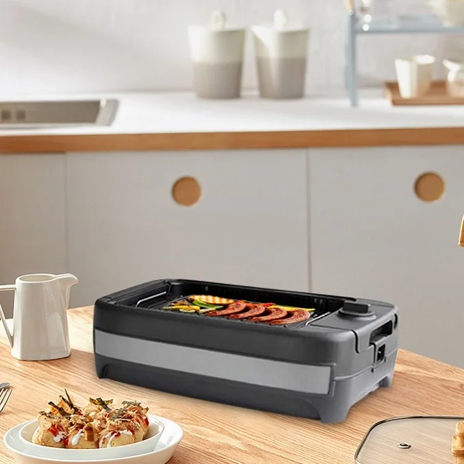 Modern Portable Home Use Smokeless Multifunctional Bbq Stainless Steel Electric Grill
