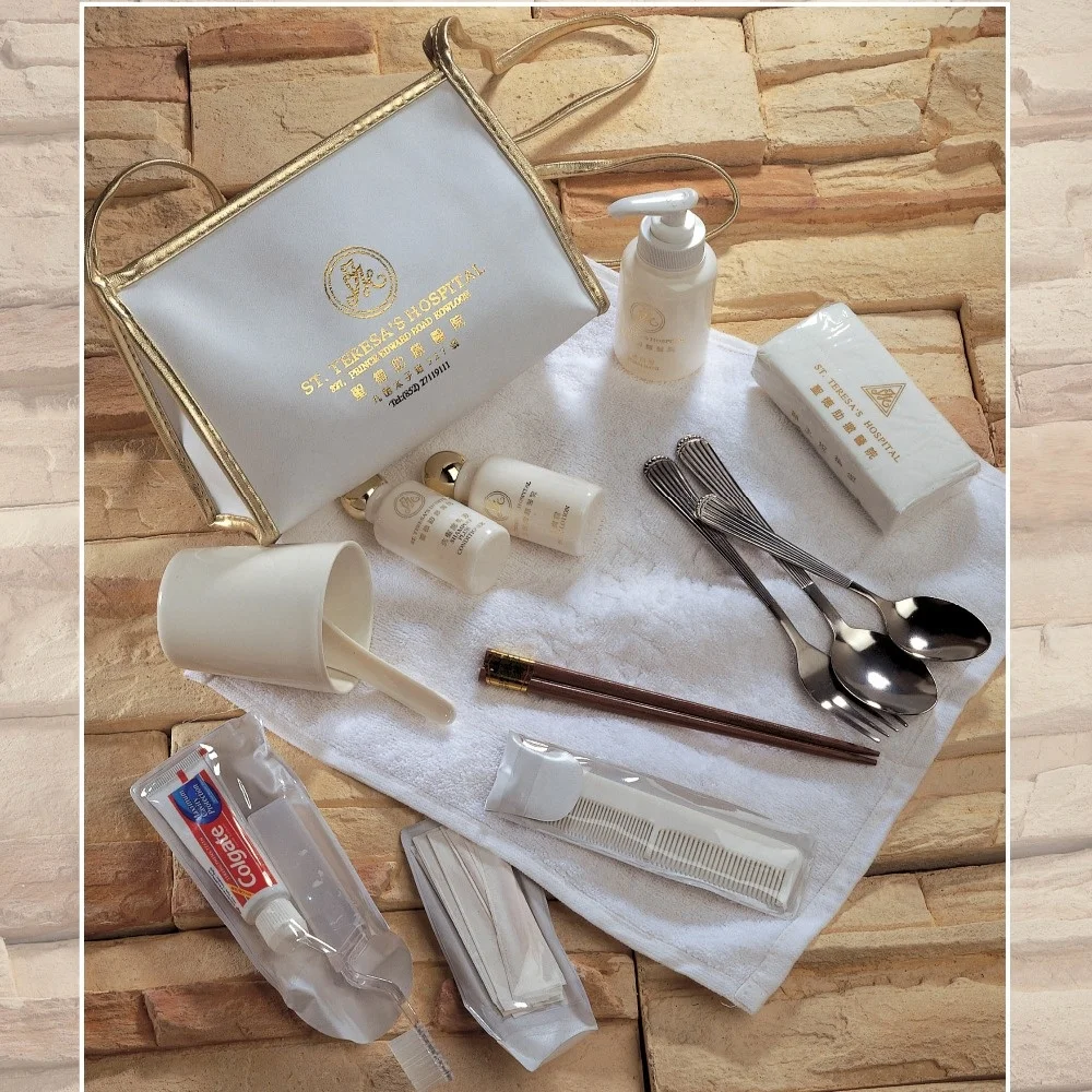 Hospital Amenity Kits (bath gel/shampoo/body lotion/conditioner)