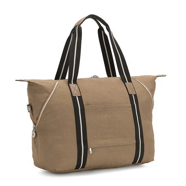 Vintage High Quality Cotton Bag Canvas Customizable Toiletry Travel Duffel Bags Custom Print