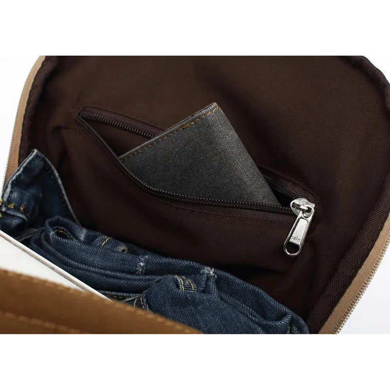 Durable Travel backpacks Casual Style Lightweight Canvas Laptop Bag Rucksack for Men&Women