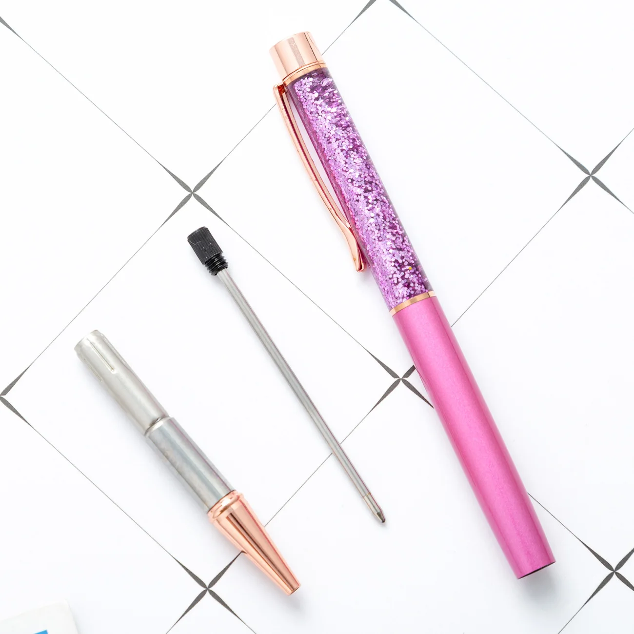 Wholesale Luxury Novelty Ballpoint Pen Creative Design 1.0mm Metal Body for Business Promotion Gift Pen & Logo Printing