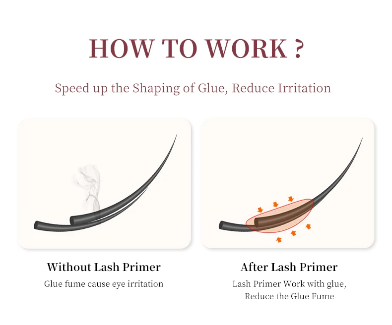 Eyelash extension bonder eyelash primer and bonder super bonder de extension de cilios