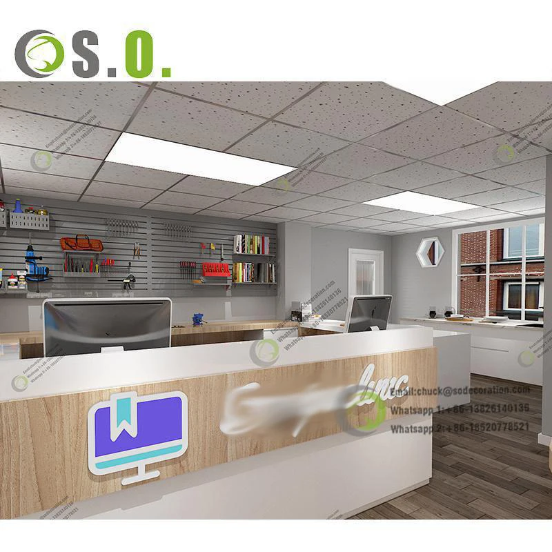 Mobile Phone Accessories Data Counter Digital Display Rack Mobile Phone Accessories Display Counter