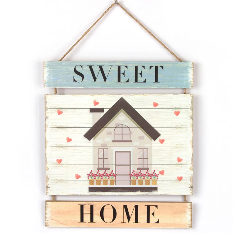 
Poster picture frame MDF Wood Sign Wall Hanging plaques For Home Decoration 
