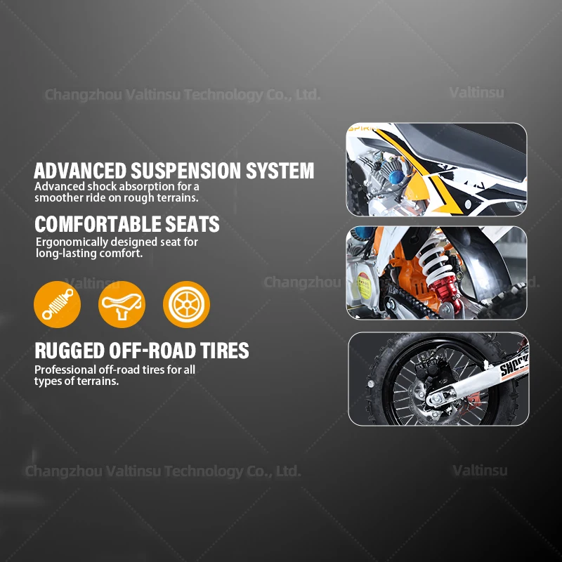 Wholesale Adult 4L Large Capacity Fuel Tank Gasoline Motorcycle With a Range of 200km Two-Wheeled 125cc