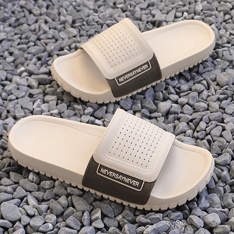 High Quality Male Breathable Sport Eva Slides Slipper Summer Home Outdoor Beach Non-Slip plastic Slippers For Men