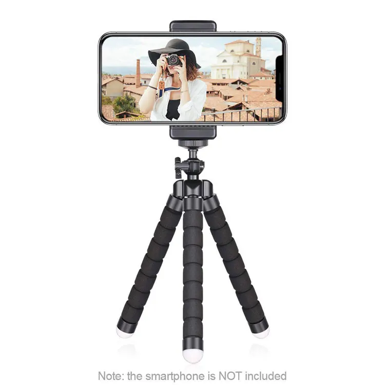 Wholesale Metal Aluminium Sport Camera Phone Tripod Stand Holder Premium Smart Small Selfie Stick Octopus Phone Tripod with 1/4