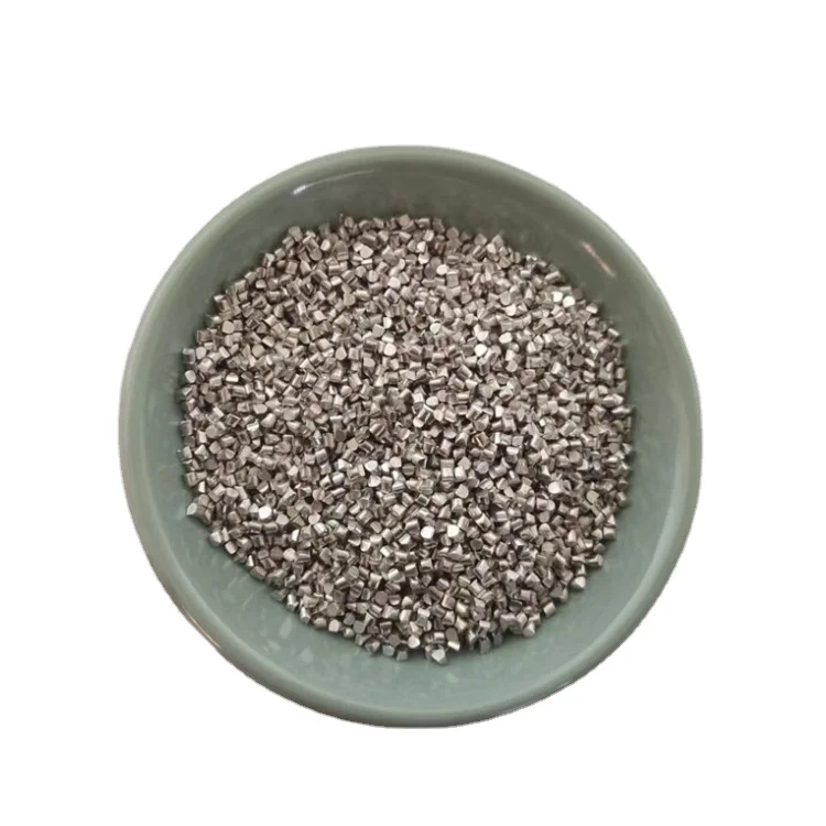 Evaporation coating material high purity aluminum particles