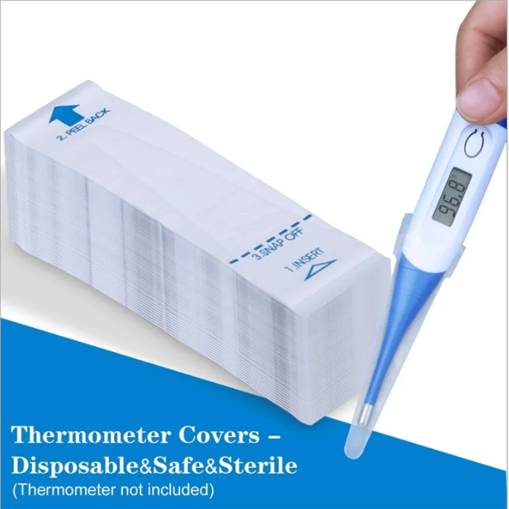 protect cover thermometer PE disposable thermometer probe cover OEM Service Offered Disposable Digital Thermometer Probe Cover