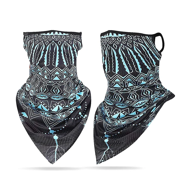 Manufacturer Face Mask Loops UV Dust Wind Protection Sport Mask With Filters Face Cover Scarf