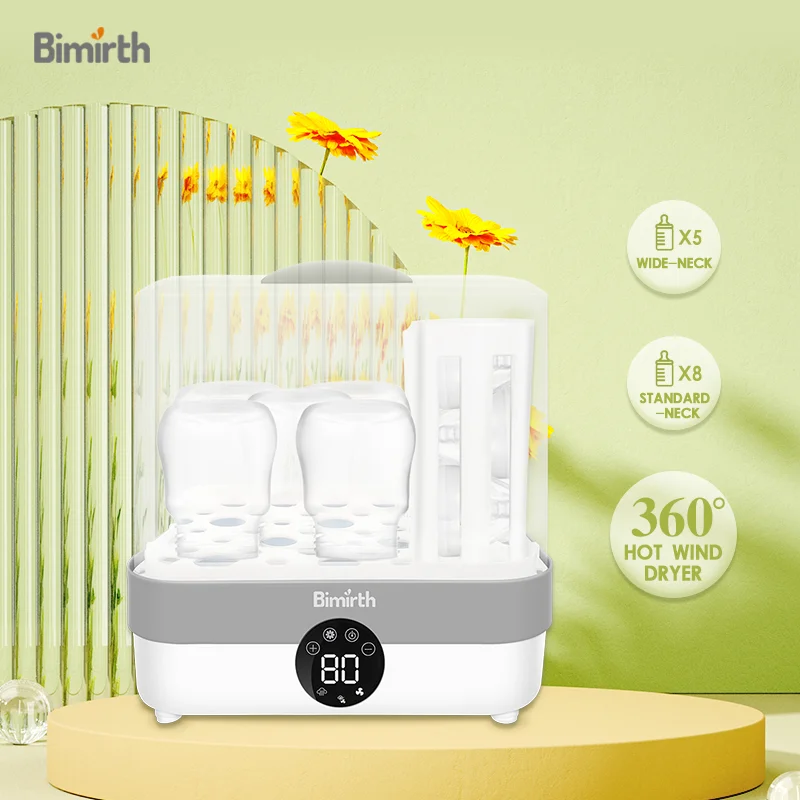 bottle sterilizer dryer baby safe material UK plug 220V electric bimirth sterilizer and dryer for baby