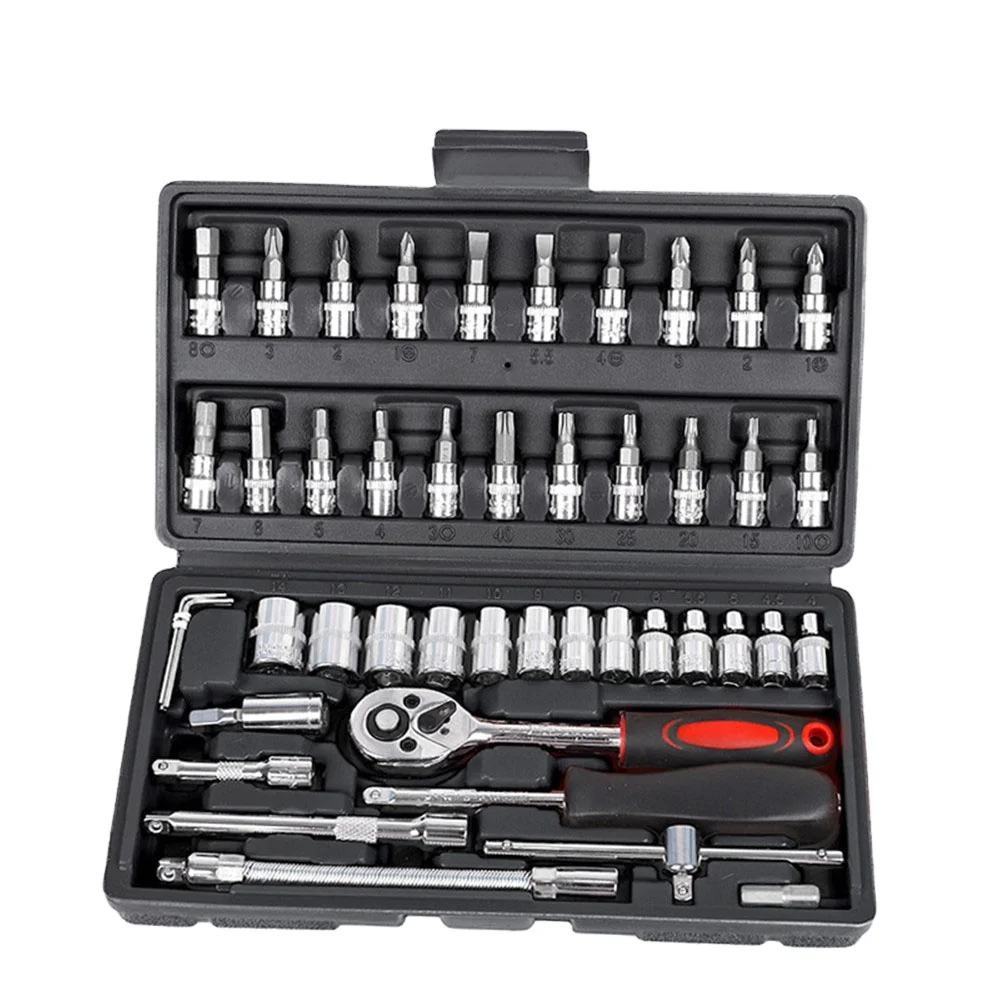 Socket Wrench Set Key Wrench Nut Tool Head Ratchet Metric Wrench Set Tool