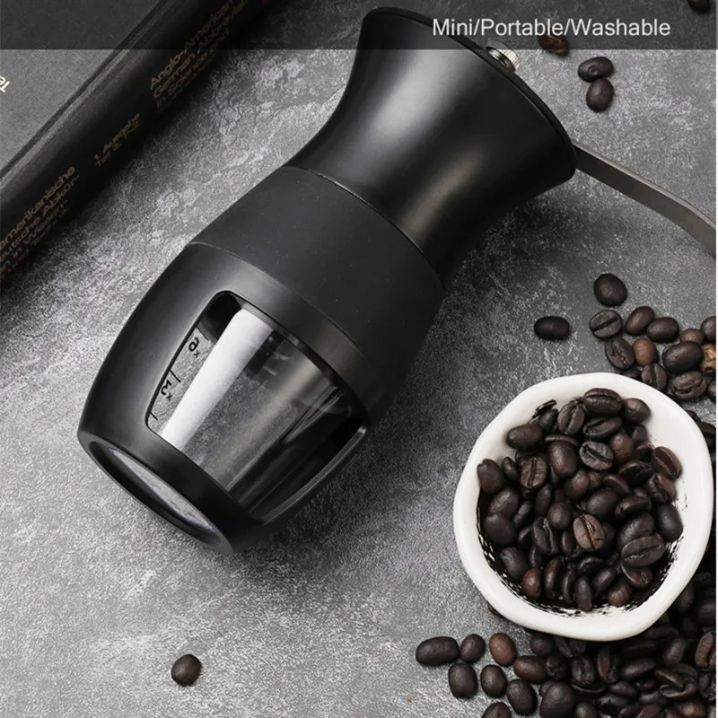 Portable Hand Bean Coffee Grinder / Manual Coffee Mills with Ceramic Grinding Core Stainless Steel Household Molino De Cafe